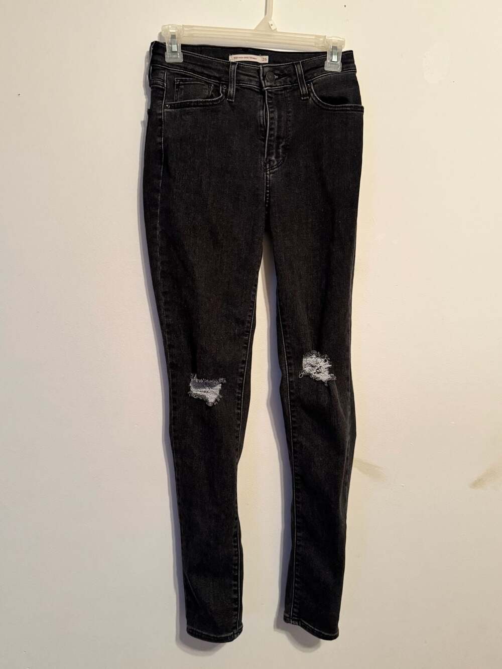 Levi's 721 High Rise Skinny Jeans Size 26